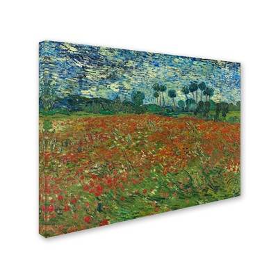 Trademark Fine Art -Van Gogh 'Poppy Field' Canvas Art