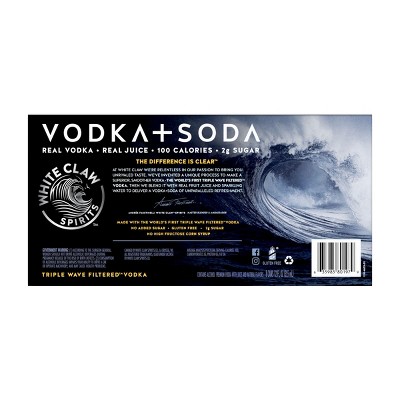 White Claw Spirits Vodka Soda Variety - 8pk/12 fl oz Cans