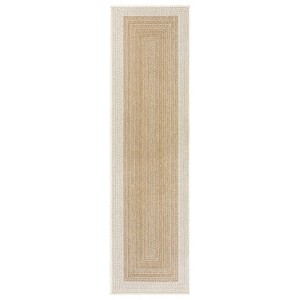 World Rug Gallery Contemporary Braided Weather Resistant Reversible Indoor/Outdoor Area Rug - 1 of 4