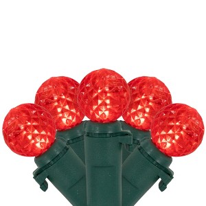 Northlight LED G12 Berry Christmas Lights - Red - 16' Green Wire - 50 ct - 1 of 4