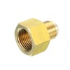 Unique Bargains Fit Air Gas Line Refrigeration Brass SAE 45 Degree Flare Plumbing Connectors - 3 of 4