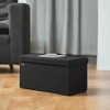 30" Storage Ottoman Bench, Ottoman with Storage, Ottoman Bench, Hold up to 660lb for Living Room - 4 of 4