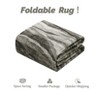 Modern Abstract Washable Area Rug, Soft Low Pile Non-Slip Carpet, Neutral Rug for Living Room, Bedroom, Dining Room, Office - 4 of 4