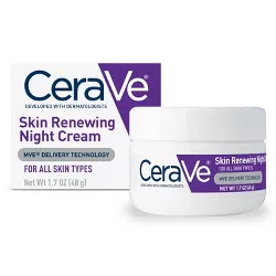 CeraVe Skin Renewing Night Cream Face Moisturizer - 1.7 fl oz