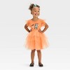 Toddler Girls' Halloween Bluey Dress - Orange - 4 of 4