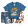 The Juniper Shop SmileyWorld Have The Day You Deserve Groovy Youth Short Sleeve Tee - 4 of 4