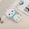 Unique Bargains Cartoon Kitten Shower Gloves for Bathroom 8.46"x5.12" Gray 1 Pc - 3 of 3