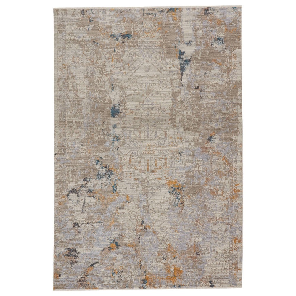 Photos - Area Rug 5'3"x7'6" Hammon Abstract  Gray/Gold - Jaipur Living