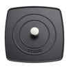 Staub Cast Iron 10.3-inch Square Grill Press - Matte Black (Fits 12-inch Grill Pan) - 2 of 3