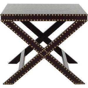 Jeanine X-End Table - Charcoal - Safavieh. - 1 of 4