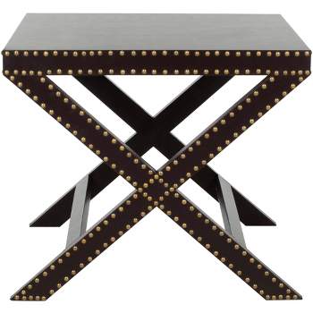 Jeanine X-End Table - Charcoal - Safavieh.