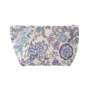 Unique Bargains Durable Print Makeup Bag Purple 1 Pc - 1 of 4