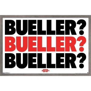 Trends International FERRIS BUELLER - BUELLER Framed Wall Poster Prints - 1 of 4