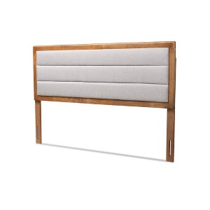 Dexter Fabric Upholstered Wood Headboard - Baxton Studio - 1 of 4
