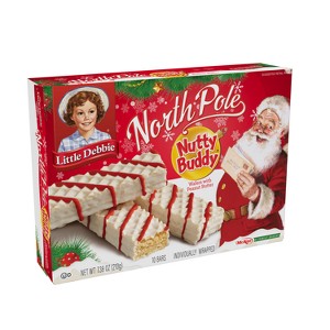 Little Debbie North Pole Nutty Bars - 7.38oz - 1 of 4