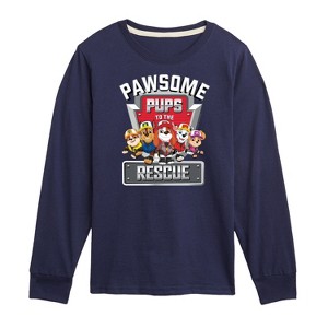 Boys' - Paw Patrol - Pawsome Pups To The Rescue Long Sleeve Graphic T-Shirt - 1 of 4