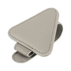 Unique Bargains Universal Car Sunglasses Clip with Magnetic PU Leather 3.15"x2.36" 1 Pc - 1 of 4