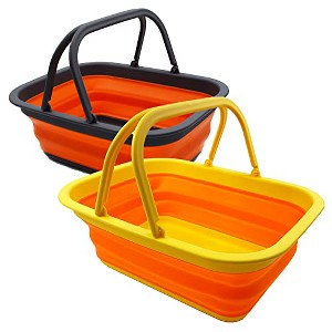 SAMMART 9.2L (2.37Gallon) Collapsible Tub with Handle - 1 of 4