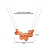 Anna-Kaci Crystal Teardrop Cluster Chunky Statement Bib Pendant Necklace - 4 of 4