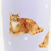 E & S Imports 7.0 Inch Tabby Orange Serengeti Tumbler Hot Or Cold Beverages Tumblers - 3 of 3