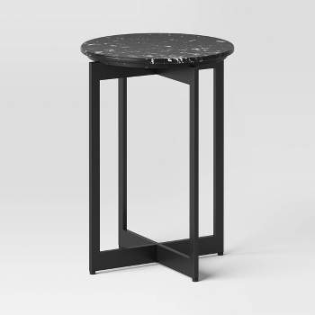 Marble Accent Table Black - Threshold™