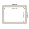 Amanti Art Cottage White Silver Framed Magnetic Dry Erase Board - 4 of 4