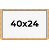 PosterPalooza | Minimalist Shadow Box Brown Picture Frame - UV Acrylic, Backing Board, Hanging Hardware - 2 of 4