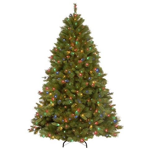 7.5' Prelit Winchester Pine Artificial Christmas Tree Multicolor Lights - National Tree Company - image 1 of 4