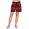 Ashford & Brooks Women's 2 Pack Soft Flannel Plaid Pajama Lounge Sleep Shorts - Set 7 - Small - 2 of 4