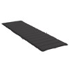 vidaXL Sun Lounger Cushion Black Oxford fabric (100% polyester) - 4 of 4