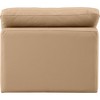 Meridian Furniture,Indulge Vegan Leather Armless Chair - 3 of 4
