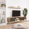 Ren Home Leva Scandinavian-Style TV Stand with Shelves - 4 of 4