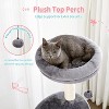 QuestaPack Cat Tree for Indoor Cats, 60.2 inch Large Cat Tower with Soft Hammock - 3 of 4