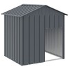 vidaXL Dog House Anthracite Galvanized steel 46.1 x 40.6 x 48.4 in Locks - 2 of 4