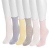 Muk Luks Women's 6 Pack Whisper Soft Crew Socks - 2 of 3
