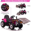 Kids Ride-On Excavator with Parent Remote, 12V Electric Construction Vehicle for 3-6 Year Olds, LED Lights, Horn, Music, 2+1 Speed Gears, EVA Tires - 3 of 4