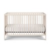 PAGED 3 in 1 Crib Wooden Convertible Baby Bed Frame with Panel, Adjustable Mattress Heights for Bedroom - 3 of 4