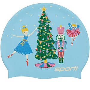 Sporti Sugar Plum Silicone Swim Cap Jr. - 1 of 4