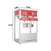 FONTOI 30 OZ Commercial Popcorn Machine with 30 Oz Kettle 3 Switch Control for Home Theater and Parties, Red/Black, 21.65"*14.76"*34.25" - 3 of 4