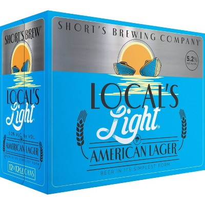 Short's Local's Light American Lager Beer - 12pk/12 fl oz Cans
