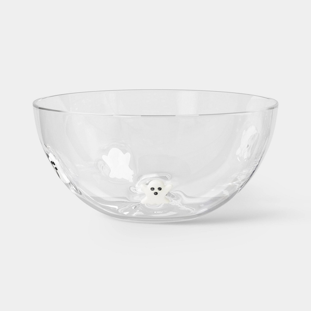 22.6 fl oz Halloween Ghosts Glass Icon Serving Bowl - Hyde and EEK! Boutique