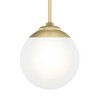 Hunter Fans 7.9" Hepburn Ceiling Light Modern Brass Finish - 3 of 4