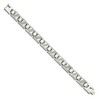 Black Bow Jewelry Men's Stainless Steel and Diamond 8.5 Inch Bracelet - 2 of 4