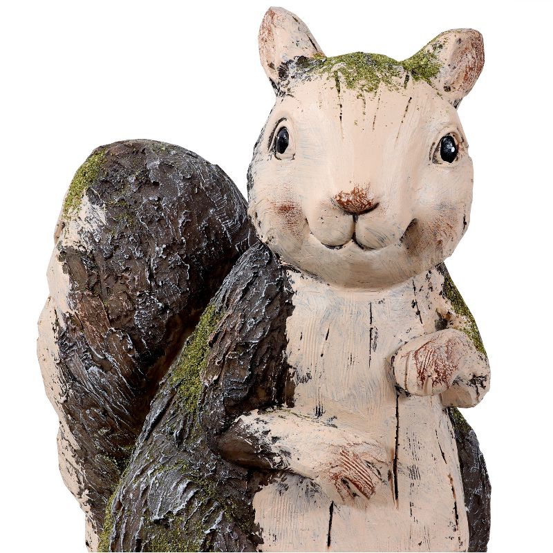 Sunnydaze Silas the Woodland Squirrel Statue - Indoor/Outdoor Decorative Figurine - 13.5", 5 of 11