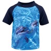 Hudson Baby Toddler Boy Swim Rashguard Set, Boy Dolphin - 3 of 4