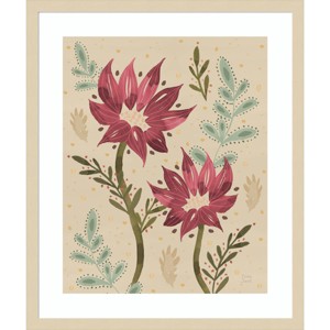 Amanti Art Floralscape IV Neutral by Dina June Wood Framed Wall Art Print - 1 of 4