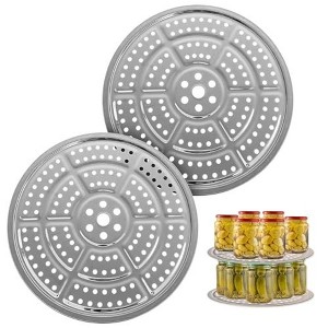Impresa 2-Pack Pressure Canner Rack / Canning Rack for Pressure Cooker - Stainless Steel - 11 Inch (28cm) - 1 of 4