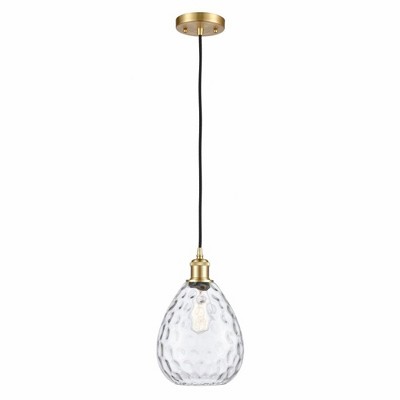 Waverly - 1 Light Cord Hung Mini Pendant In Industrial Style-12 Inches Tall and 8 Inches Wide