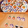 Cute Sugar Cookie Earrings Gift - Halloween Funny Food Studs for Bestie, Hypoallergenic & Lightweight - 2 of 4