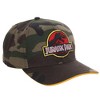 Jurassic Park Camo Dinosaur Pre-Curved Embroidered Logo Snapback Hat - 3 of 4